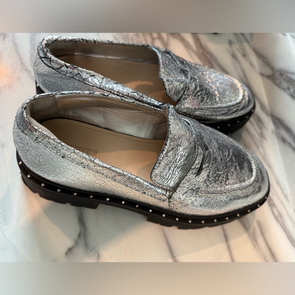 Schutz Christie Studs Crackled Leather - Picture 13 of 16